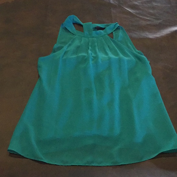 GUESS Teal dress top - Picture 1 of 4
